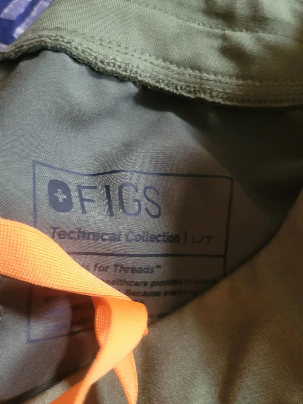 FIGS Men’s Olive Green Performance Pants, Large/tall